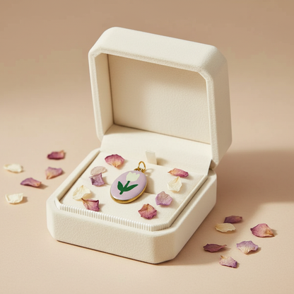Tulip Charm - Jewelry Box