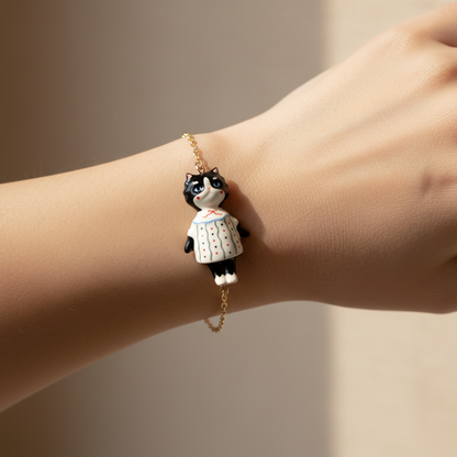 Tuxedo Cat - Bracelet