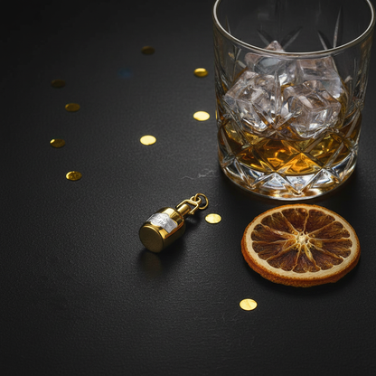 Whiskey Bottle - Bar Flatlay