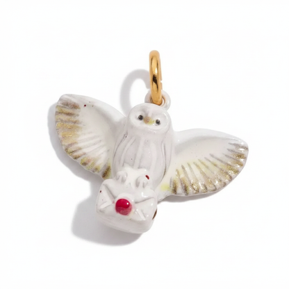 White Dove Charm - Close-up Detail