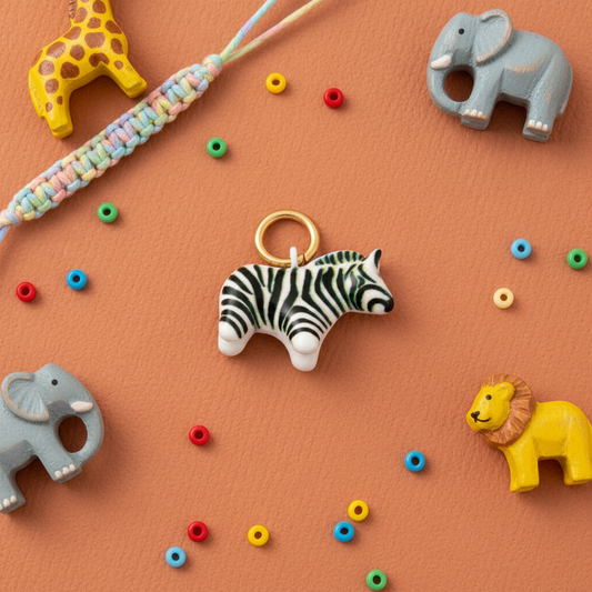 Zebra Charm 10 - Safari DIY Scene