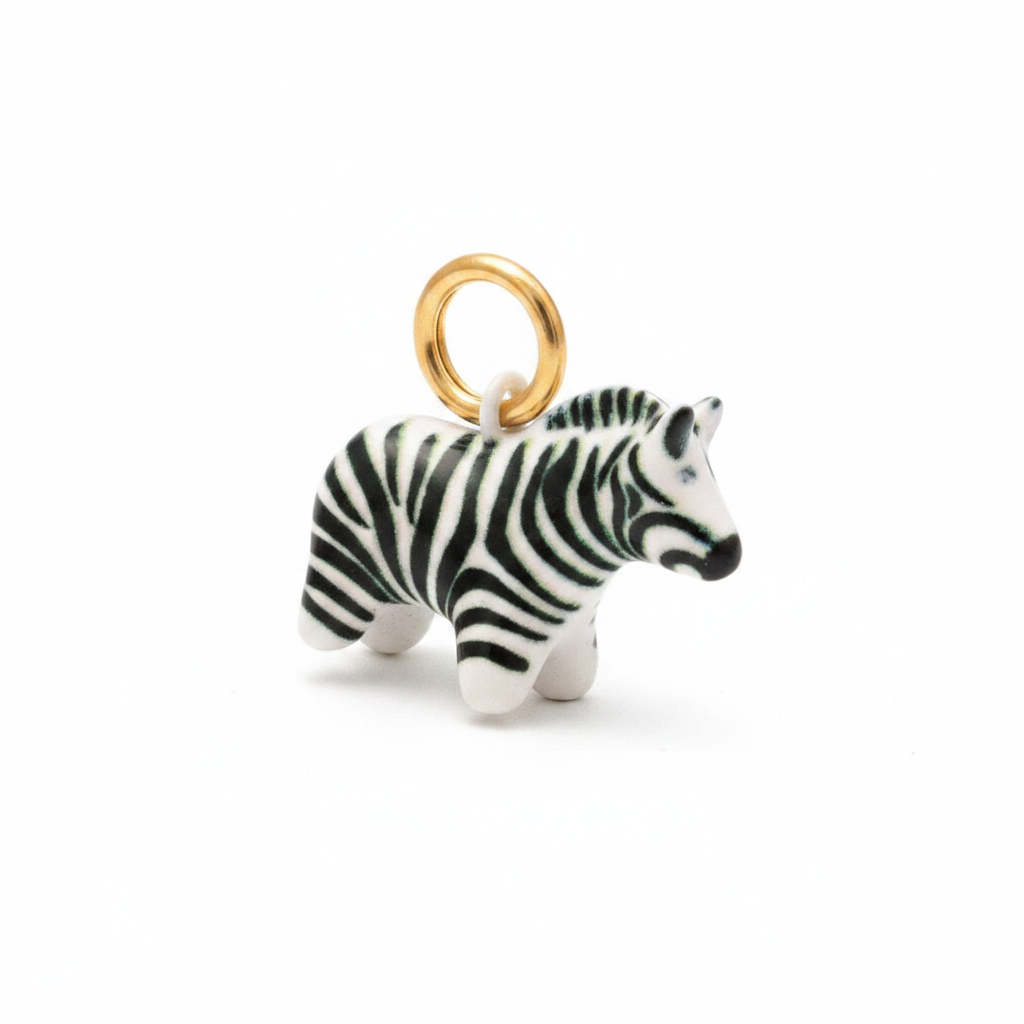 Zebra Charm 2 - White Background